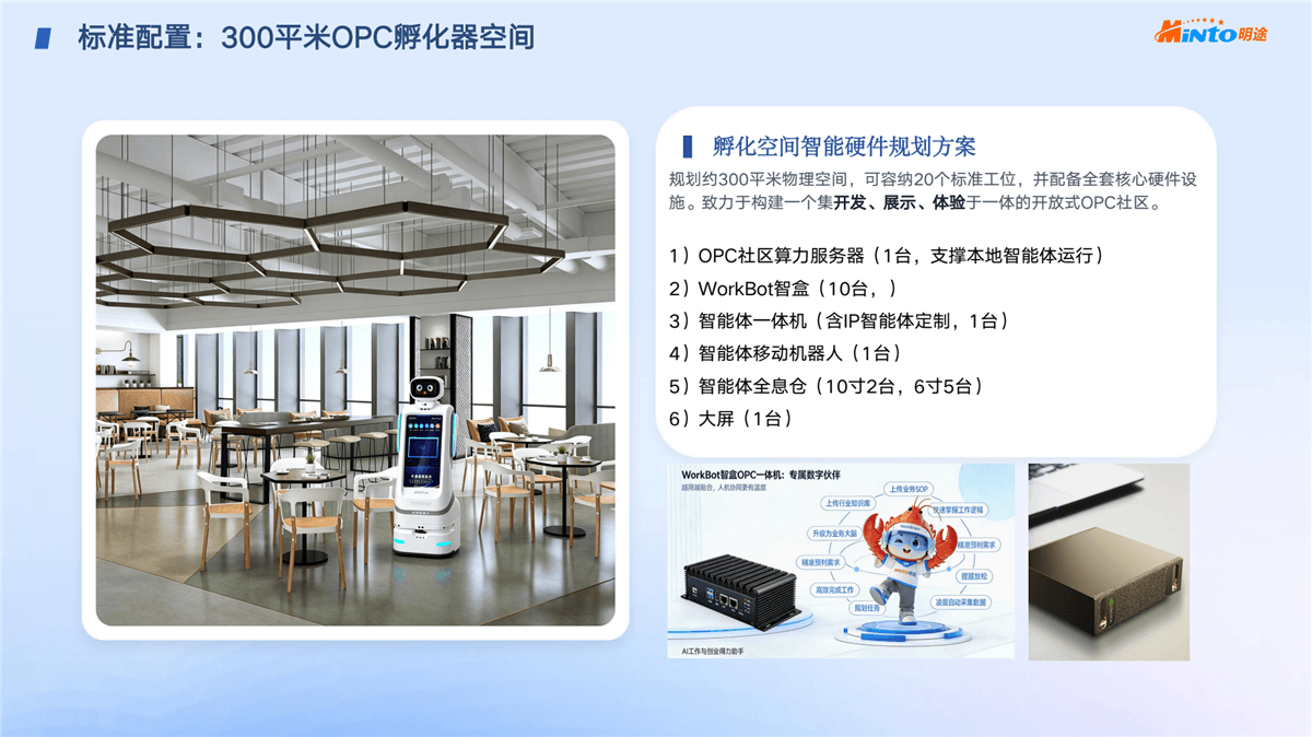 OPC社区硬件空间配置